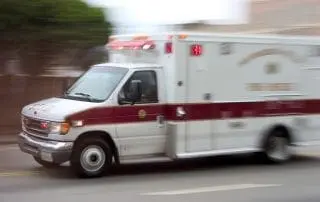 ambulance with certified emts